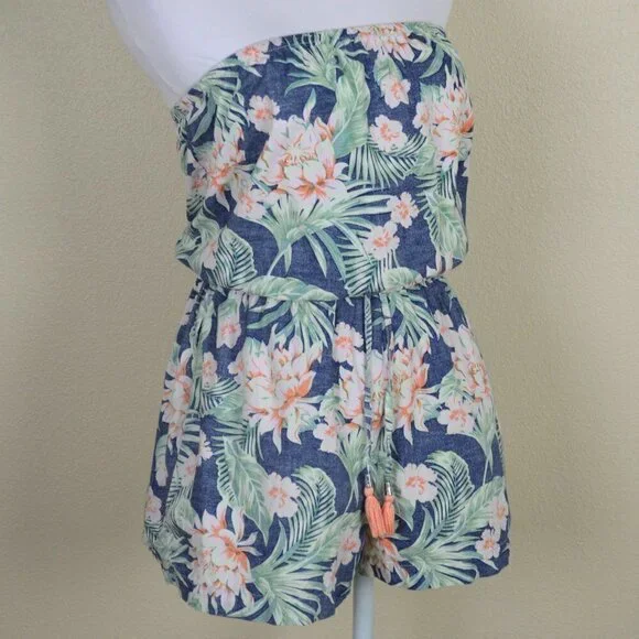 Chubbies The Kokomos Floral Romper XS - Picture 4 of 7